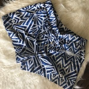 Printed Blue Shorts